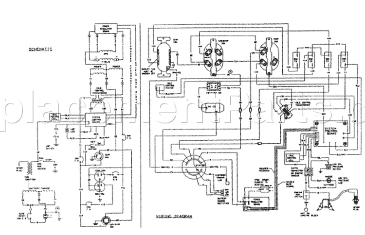 Page B Diagram and Parts List for 9778-2  Briggs and Stratton Generator